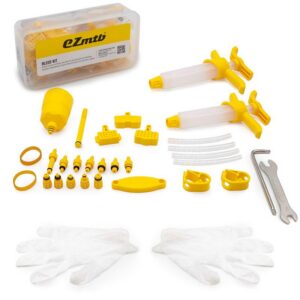 Kit de purge pour frein hydraulique — 12 adaptateurs, 2 seringues, trottinette et vélo