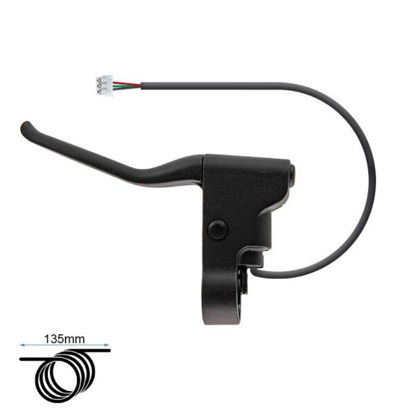 Levier de frein gauche à capteur Hall pour Xiaomi M365, câble et connecteur trois broches Levier de frein gauche à capteur Hall pour Xiaomi M365, câble et connecteur trois broches
