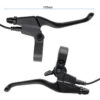 Levier de frein Ecoxtrem M41 Tank coté à 165 mm, vu de dessus et de profil Levier de frein Ecoxtrem M41 Tank coté à 165 mm, vu de dessus et de profil