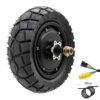 Roue motrice arrière de trottinette Kukirin G2 Pro 2024, moteur-moyeu 600 W avec pneu tout-terrain monté et câble de 80 cm