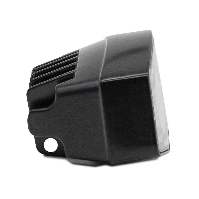 Dos du phare avant Ecoxtrem M41 Tank : ailettes moulées et platine de fixation