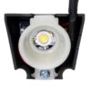Phare avant Wispeed T850 / T855 — vue de face, LED unique au fond du réflecteur blanc et vis cruciforme