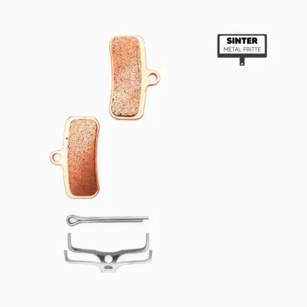 Plaquettes de frein en métal fritté pour étrier à 4 pistons, format Shimano D03S