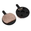 Paire de plaquettes de frein CT008 rondes à ergot, vues côté garniture et côté support Paire de plaquettes de frein CT008 rondes à ergot, vues côté garniture et côté support