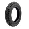 Pneu 10 × 2 tout-terrain à carcasse tubeless, vue de trois quarts, crampons profonds