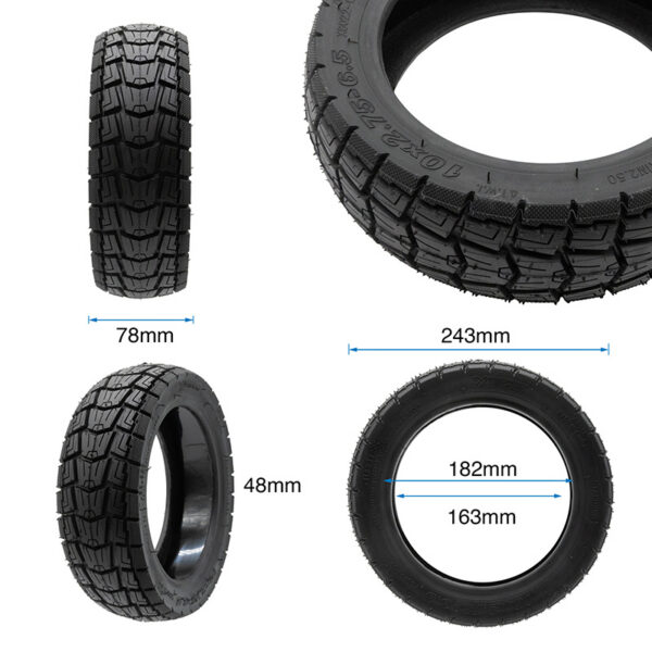 Pneu tubeless 10 × 2,75-6,5 tout-terrain, gel — vue 3 : gel, le plus lourd — 1 032 g