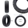 Pneu tubeless 10 × 2,75-6,5 tout-terrain — vue 3 : flanc de 60 mm