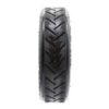 Pneu tubeless 8,5 × 2 vu de profil, sculpture fine et lamelles serrées
