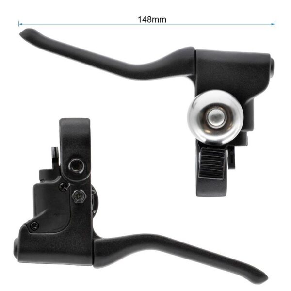 Poignée de frein Wispeed T850 et T855 — les deux faces de la pièce, levier coté à 148 mm