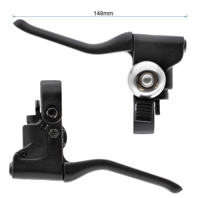 Poignée de frein Wispeed T850 et T855 — les deux faces de la pièce, levier coté à 148 mm