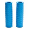 Paire de poignées en silicone bleues à picots pour trottinette Xiaomi M365