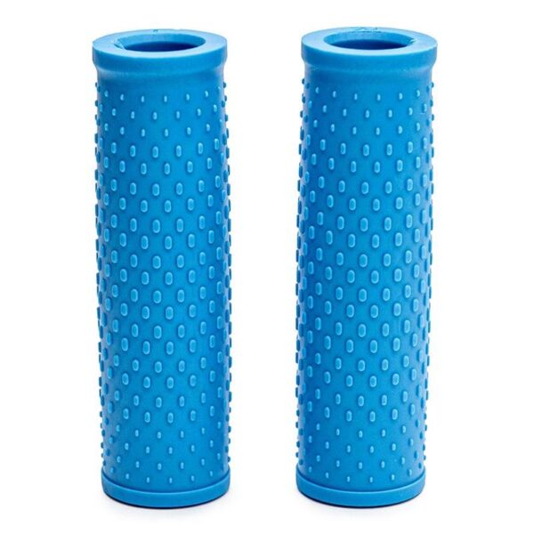 Paire de poignées en silicone bleues à picots pour trottinette Xiaomi M365 Paire de poignées en silicone bleues à picots pour trottinette Xiaomi M365