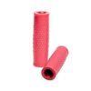 Paire de poignées en silicone roses à picots pour trottinette Xiaomi M365