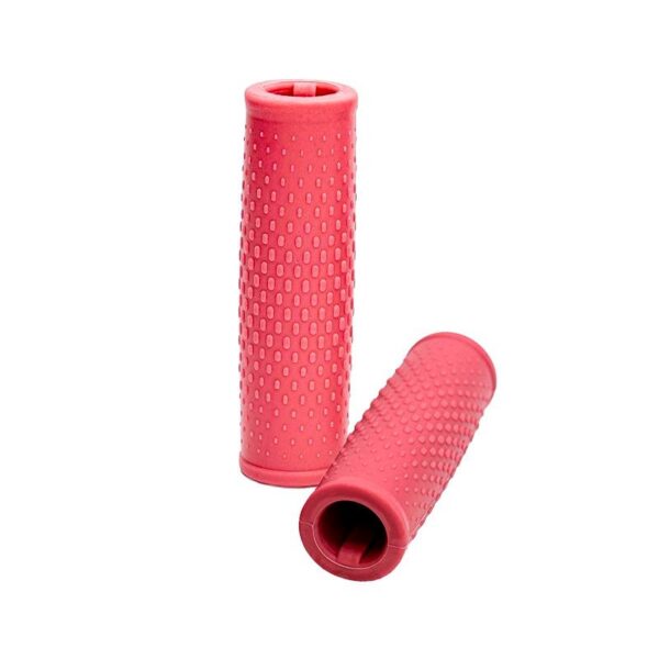 Paire de poignées en silicone roses à picots pour trottinette Xiaomi M365 Paire de poignées en silicone roses à picots pour trottinette Xiaomi M365
