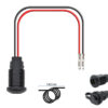 Port de charge Ecoxtrem M41 Tank complet : embase, câble de 140 mm à deux cosses plates, écrou et capuchon