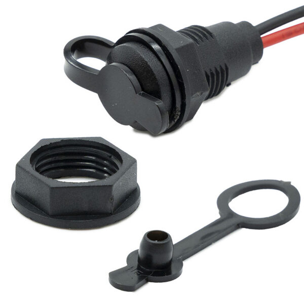 Port de charge Ecoxtrem M41 Tank capuchon fermé, avec l'écrou et le capuchon présentés à côté