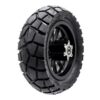 Roue avant de trottinette Kukirin G2 Pro 2024, jante aluminium à dix branches et pneu tout-terrain tubeless monté