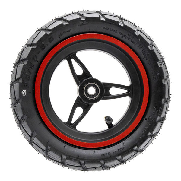Roue complète Ecoxtrem M41 Tank de face : les trois branches, le moyeu et la valve, sans moteur ni disque Roue complète Ecoxtrem M41 Tank de face : les trois branches, le moyeu et la valve, sans moteur ni disque
