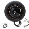 Roue motrice 800 W avec son câble de phases de 82 cm et ses connecteurs