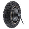 Roue motrice 800 W tout-terrain vue de trois quarts, axe et écrou visibles Roue motrice 800 W tout-terrain vue de trois quarts, axe et écrou visibles