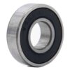 Roulement à billes 6001-2RS étanche 12 × 28 × 8 mm, vue de trois quarts