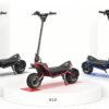Rovoron R7 V2 dans ses trois coloris : noir, rouge et bleu