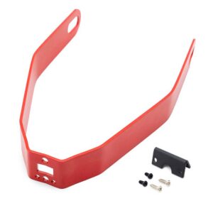 Support de garde-boue arrière métallique rouge — Xiaomi M365, 1S, Essential et Pro