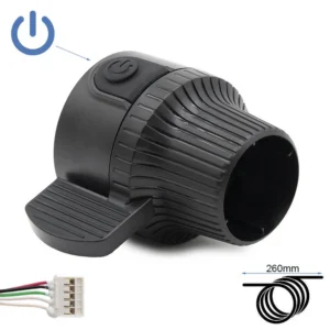 Accélérateur à gâchette Kukirin G4 — avec bouton d'alimentation, collier 22 mm