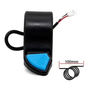 Accélérateur Kugoo S1 Pro — palette au pouce bleue, connecteur JST ZH