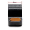 Accélérateur Ninebot série F et D vu de face, gâchette orange Accélérateur Ninebot série F et D vu de face, gâchette orange