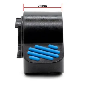 Accélérateur au pouce Ninebot série ES et E — palette bleue, collier 22 mm