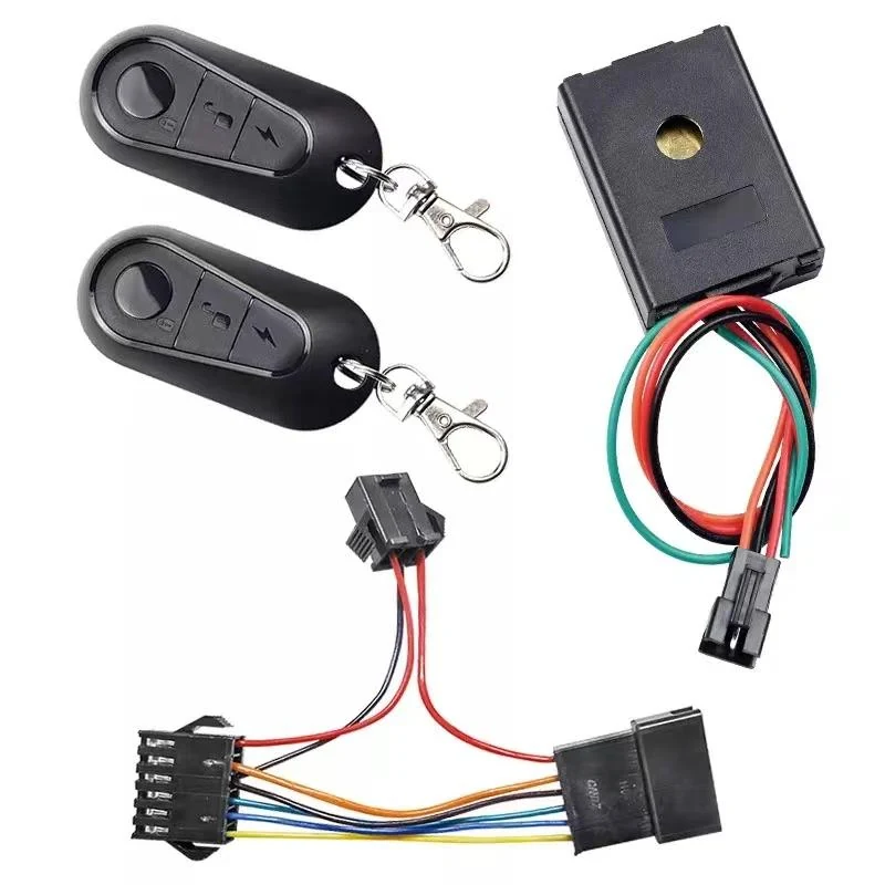 Faisceau de l'alarme avec son connecteur SM et l'adaptateur à pont pour l'écran