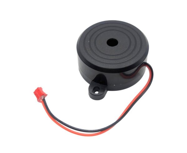 Buzzer d'alarme Dualtron Alien, boîtier rond à membrane piézo et son câble à connecteur