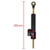 Cotes de l'amortisseur de direction carbone : 252 mm entre axes, corps de 46 mm