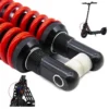 Détail du silentbloc d'un amortisseur avant Ecoxtrem Bison rouge