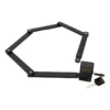 Antivol pliant 65 cm déployé, huit segments acier articulés