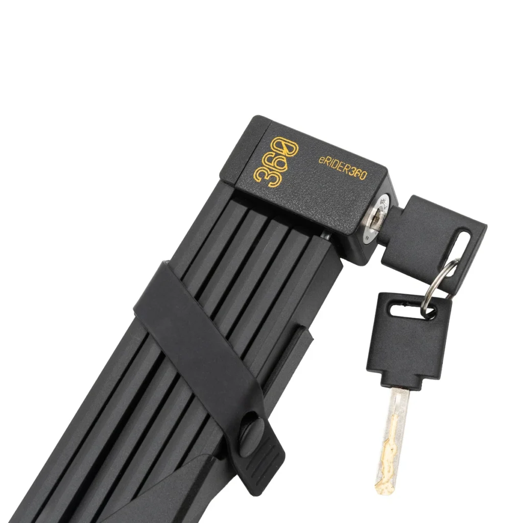 Tête de verrouillage à clé de l'antivol pliant 65 cm, replié