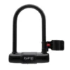 Antivol en U 18 mm vu de trois quarts, support de fixation monté