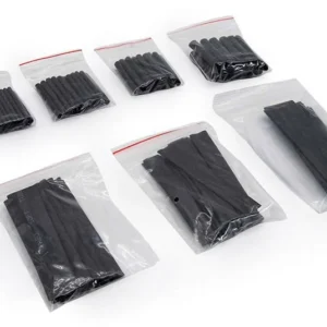 Assortiment de gaines thermorétractables — 127 pièces, 7 diamètres