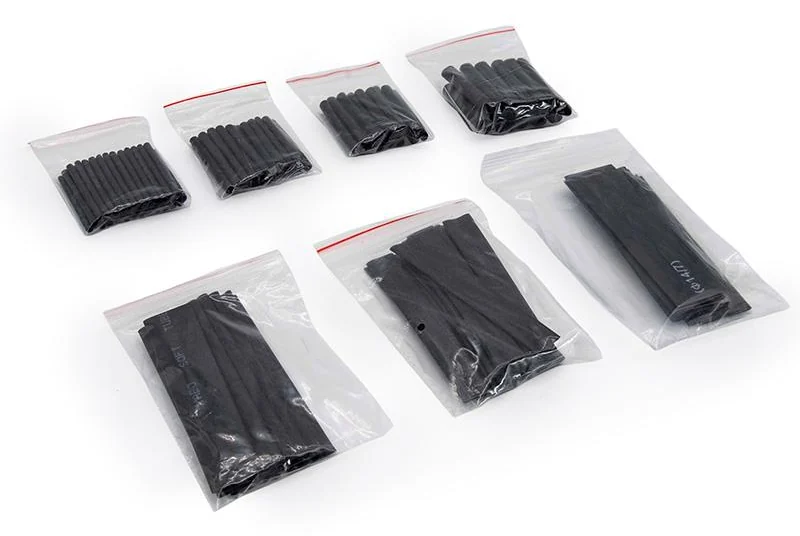Assortiment de gaines thermorétractables en sachets par diamètre
