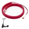 Bandeau lumineux Ecoxtrem Bison enroulé, ruban souple rouge et connecteur deux broches