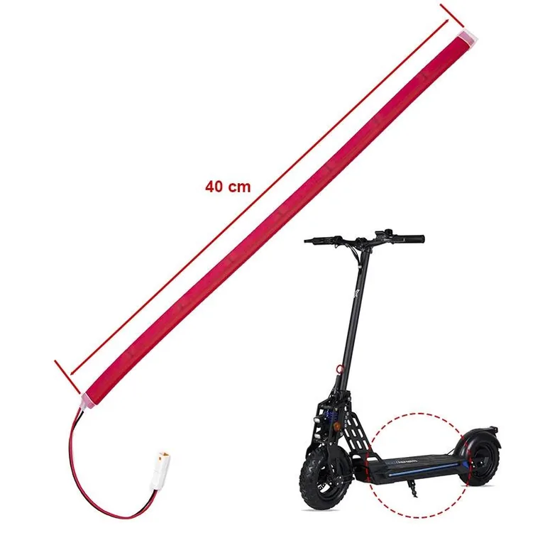 Bandeau lumineux Ecoxtrem Bison déployé, coté à 40 centimètres