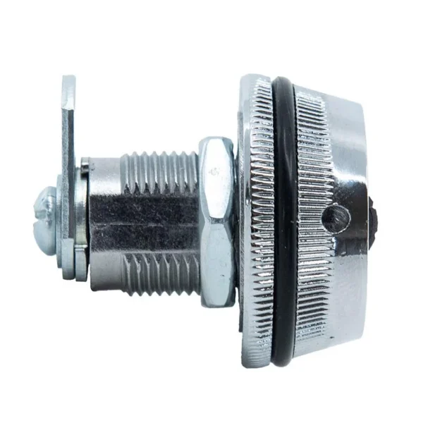 Barillet à code Kukirin G3 Pro vu de profil, écrou de serrage Barillet à code Kukirin G3 Pro vu de profil, écrou de serrage
