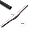 Plan cote de la barre de guidon cintree : 63 cm de largeur totale et tube de 22 mm de diametre Plan cote de la barre de guidon cintree : 63 cm de largeur totale et tube de 22 mm de diametre