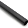 Gros plan sur l'extremite ouverte et non percee du tube de la barre de guidon Gros plan sur l'extremite ouverte et non percee du tube de la barre de guidon