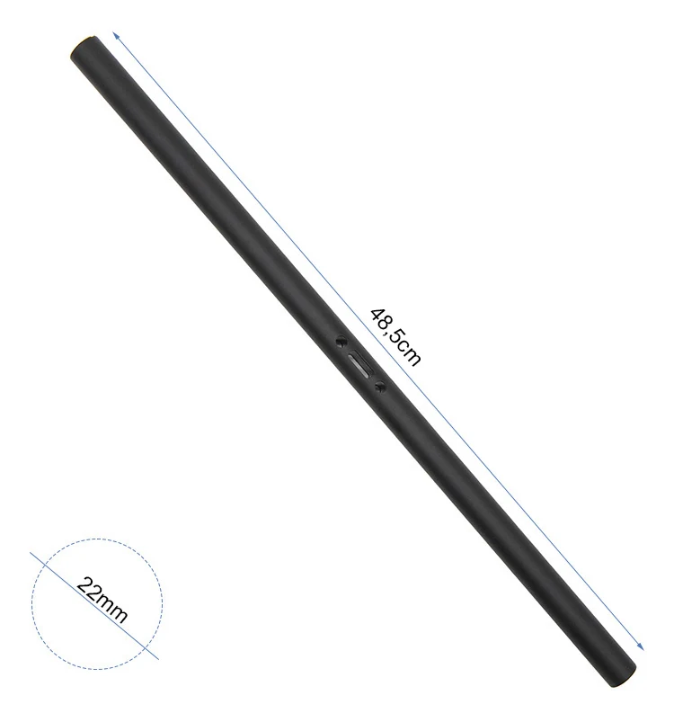 Plan coté de la barre : 48,5 cm de long et 22 mm de diamètre