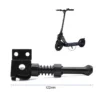 Béquille Ecoxtrem Bison avec sa platine, coté à 122 mm
