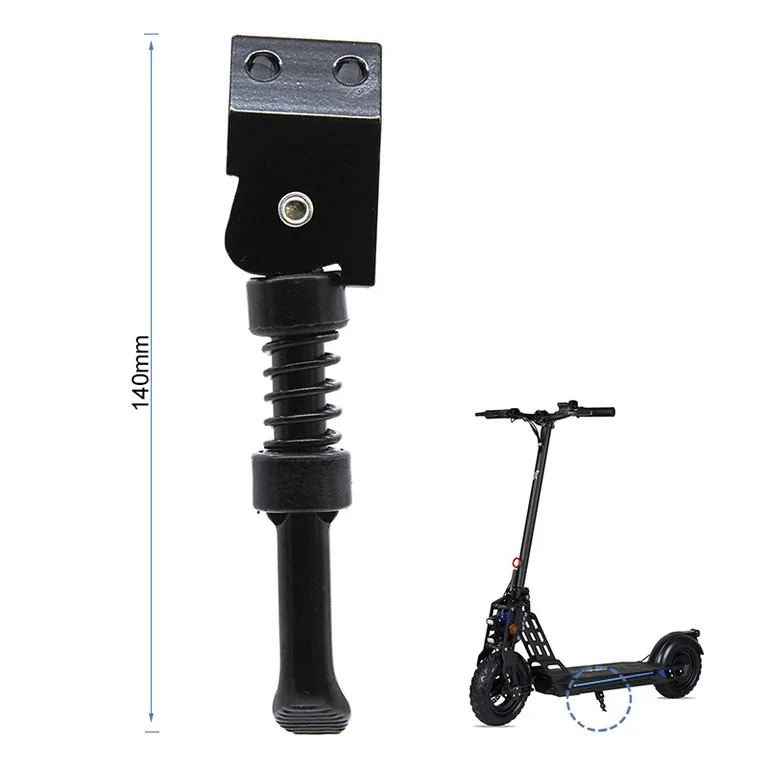Béquille Ecoxtrem Bison repliée, hauteur de 140 mm en position rangée