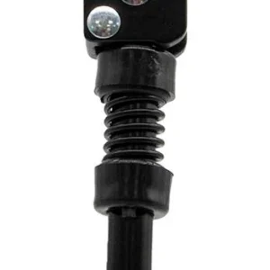 Béquille latérale adaptable Kugoo S1 — entraxe 45 mm, longueur 124 mm, 110 mm déployée