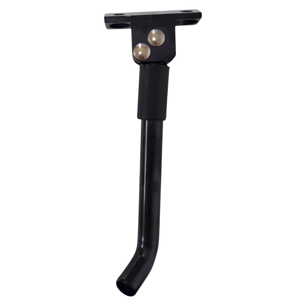 Béquille latérale Kukirin G2, G3 et G4, tube acier noir et platine de fixation